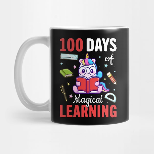 Cute 100 Days of Magical Learning School Unicorn Gifts by GreatDesignsShop